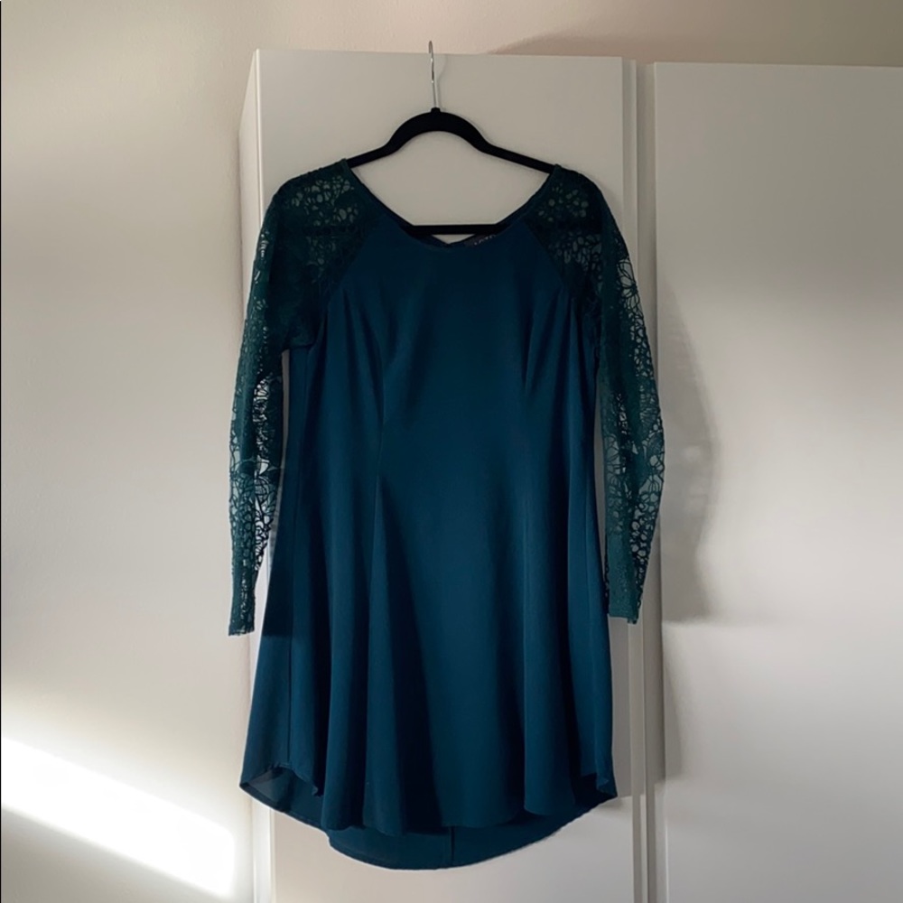 Olive green dress